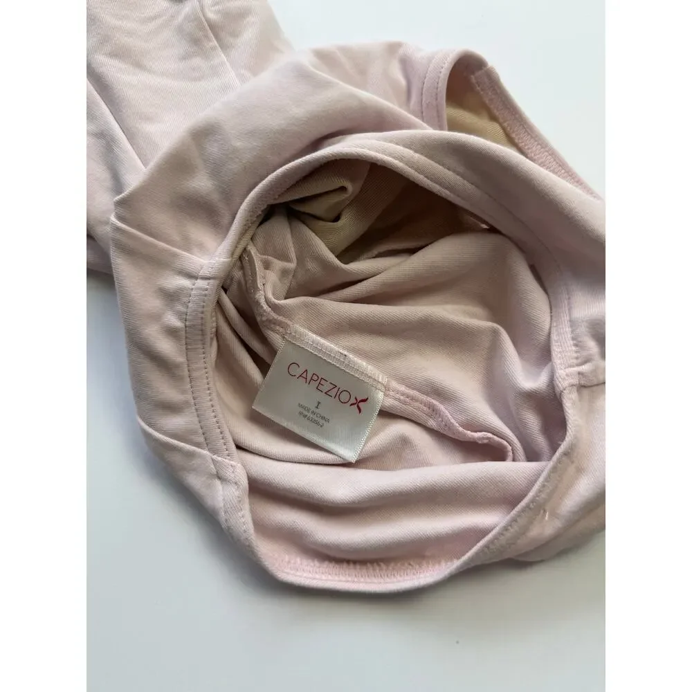 Capezio Girls Pink V-Neck Camisole Leotard Size I Dance - Medium